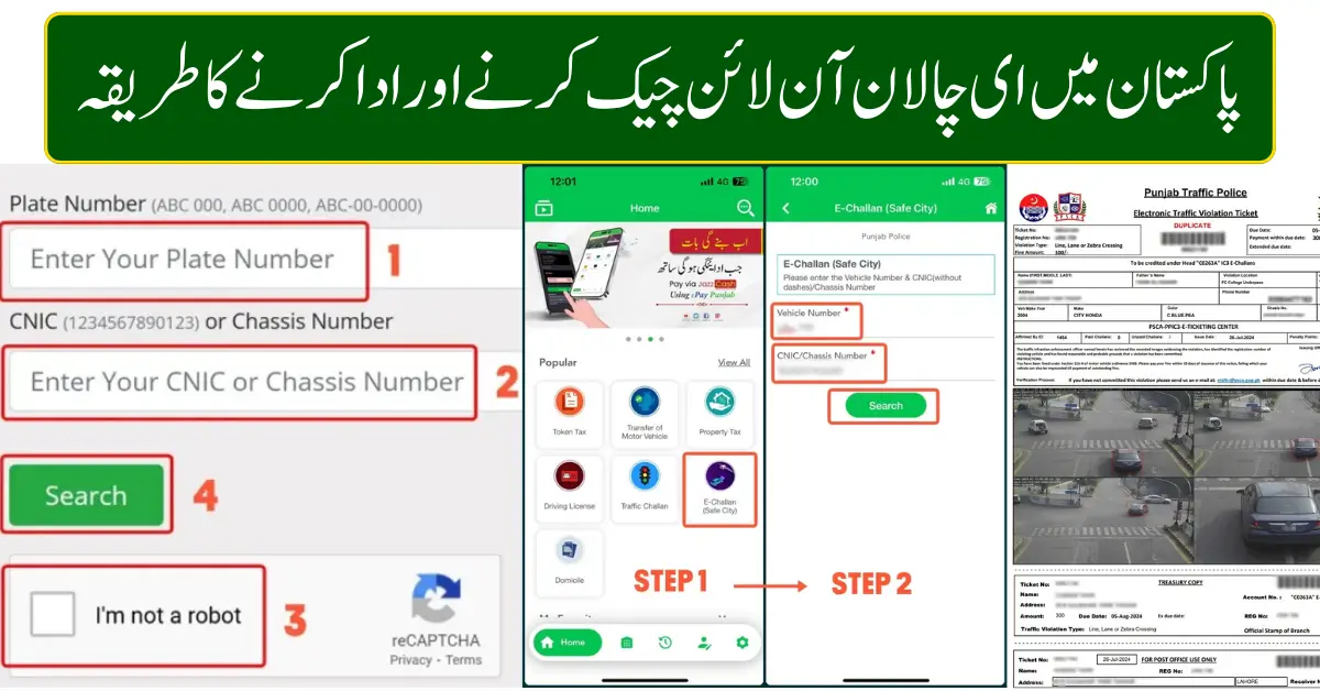 How to Check and Pay E-Challan Online in Pakistan