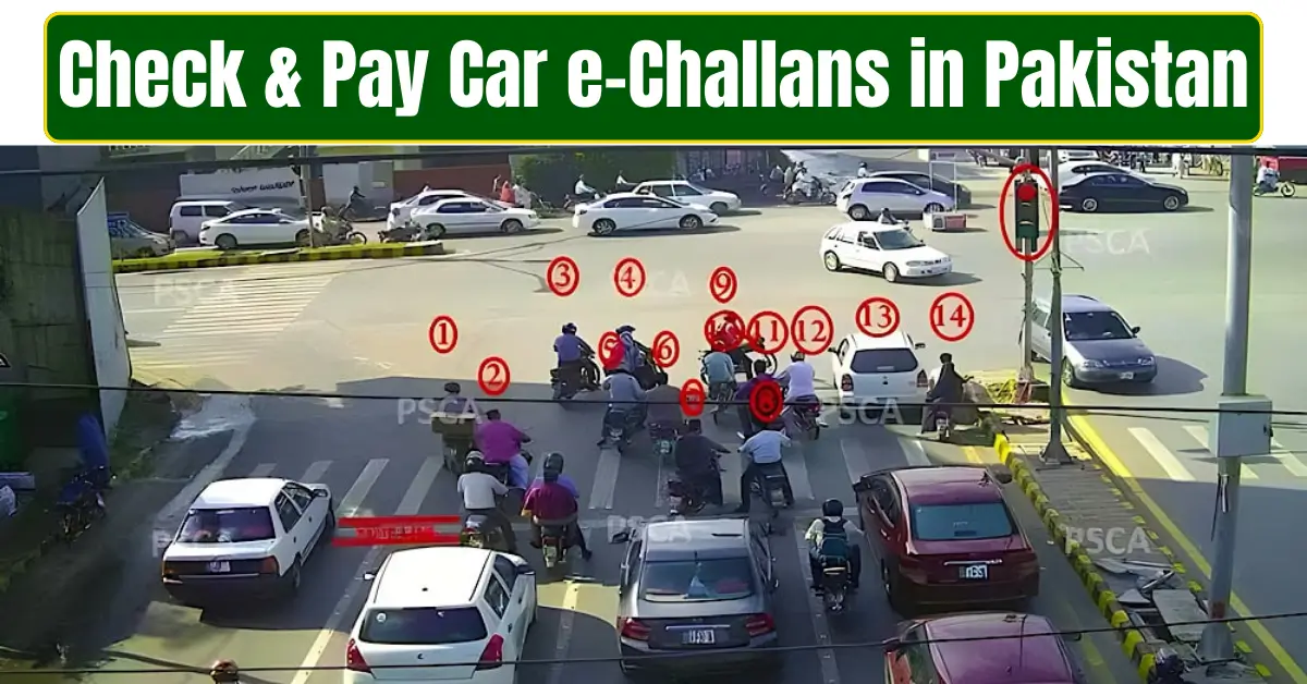 Check & Pay Car e-Challans in Pakistan from Anywhere