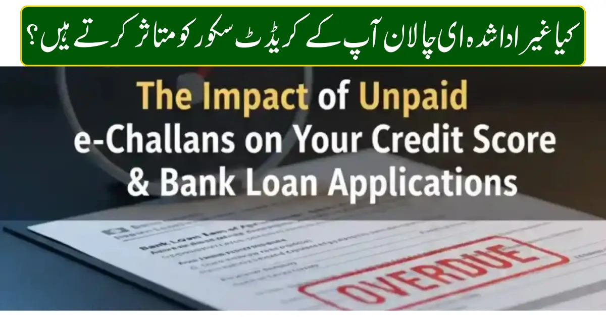 Do Unpaid e-Challans Affect Your Credit Score
