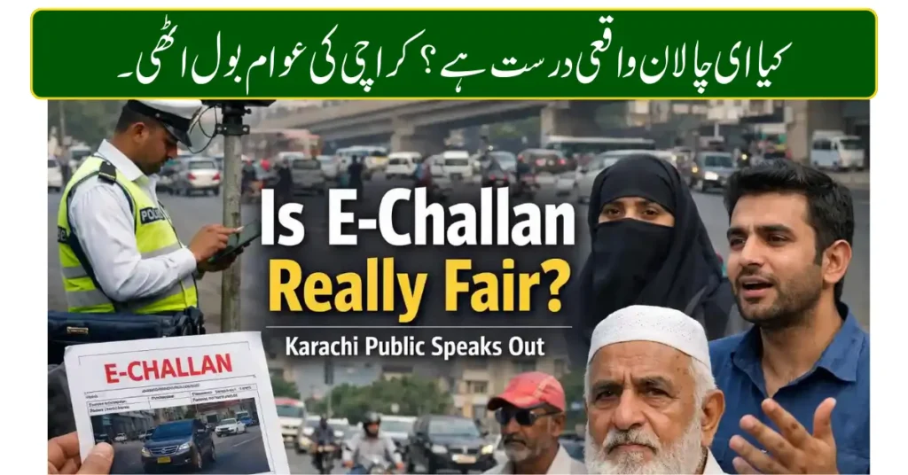Current image: Karachi Debates the Fairness of E-Challan in 2026